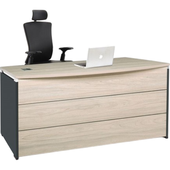 Γραφείο 24Mall Avanzata 180x80x75cm Elm Sky Grey image 0