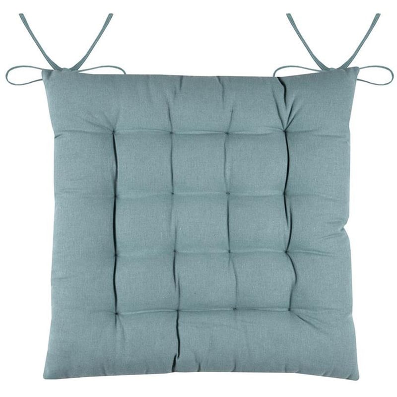 Μαξιλάρι Καρέκλας Spitishop Βαμβάκι 38x38cm - Πετρόλ