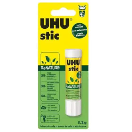 Κόλλα UHU Stic Renature 8. 2Gr image 0