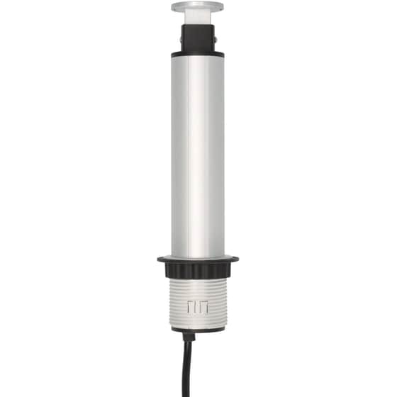 Πολύπριζο Brennenstuh Tower Power 3 Θέσεων με USB 2m - Μαύρο image 2