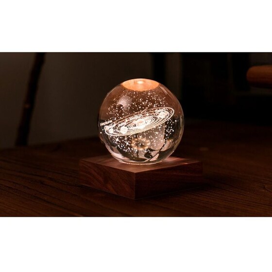 Κρυστάλλινη Σφαίρα Gingko 3D Laser Solar System image 7