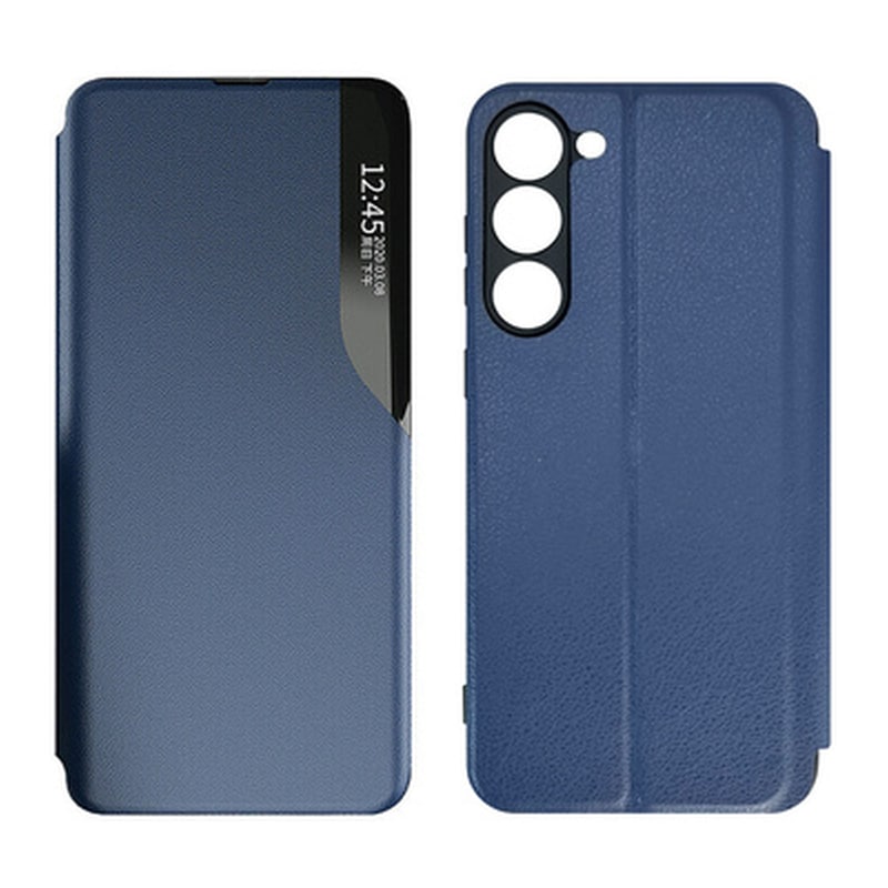 POWERTECH Θήκη Samsung Galaxy S23+ - Powertech Smart View Case - Μαύρo