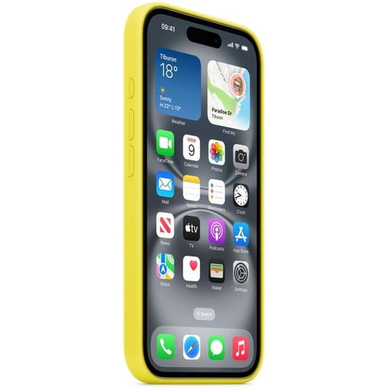 Θήκη Apple iPhone 16 - Silicone Case with MagSafe - Star Fruit image 5