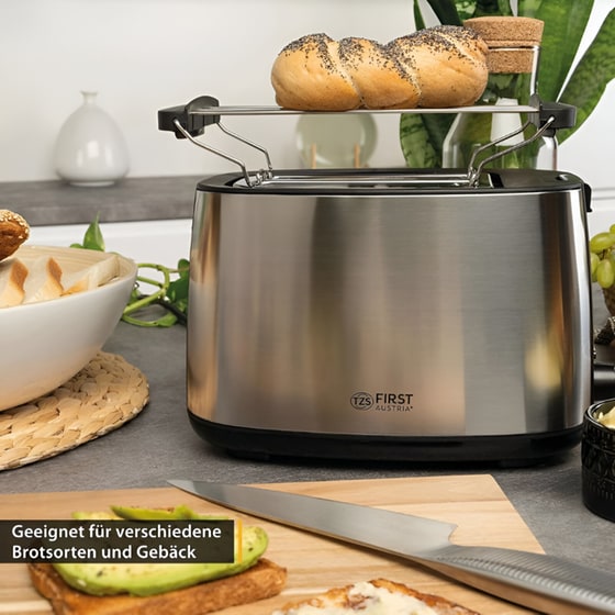 FIRST AUSTRIA FA-5369-4 2 Θέσεων 750W Ασημί Φρυγανιέρα image 3