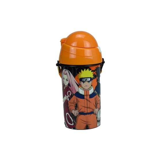 Παγούρι Gim Πλαστικό Fd Naruto Fire 500 ml Πορτοκαλί image 1