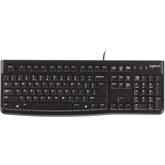 Logitech K120 Ενσύρματο Πληκτρολόγιο - Black (US) image 0