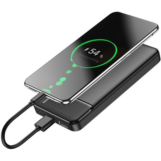 Powerbank Maxlife MXPB-01 10.000mAh - Μαύρο image 2