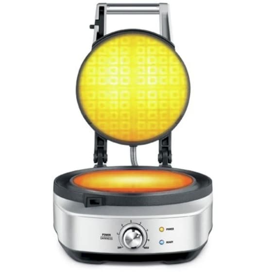 Βαφλιέρα SAGE The No-mess Waffle 900 W Ασημί image 4