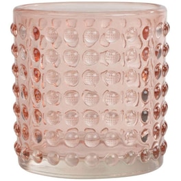 Κηροπήγιο Spitishop L-c Arty Blush 6bph042rp Γυάλινο 7x7.5cm - Ροζ