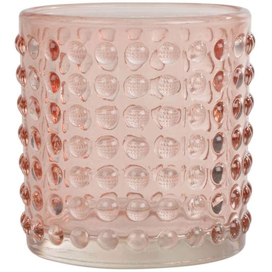 Κηροπήγιο Spitishop L-c Arty Blush 6bph042rp Γυάλινο 7x7.5cm - Ροζ image 0