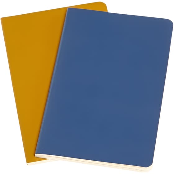 Σημειωματάριο Moleskine Ριγέ Μπλε Large (2 Τεμάχια) image 1