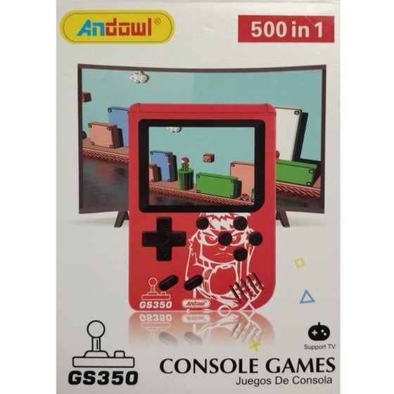 Φορητή Παιχνιδομηχανή Andowl Gs350 Κόκκινο image 1