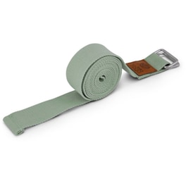 Ζώνη/ Ιμάντας Power Yoga Amila Natural 96832 240x3.8 cm από 100% Οργανικό Βαμβάκι - Μέντα