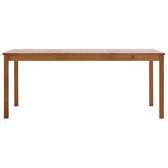 Τραπεζαρία Vidaxl από Ξύλο Πεύκου 180x90x73 cm - Καφέ Μελί image 3