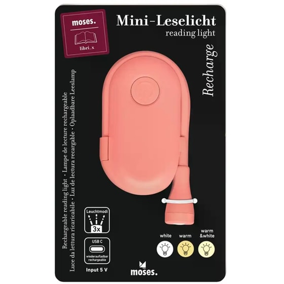 Φωτάκι Ανάγνωσης Moses με Κλιπ Εύκαμπτο (1 Τεμάχιο) image 4