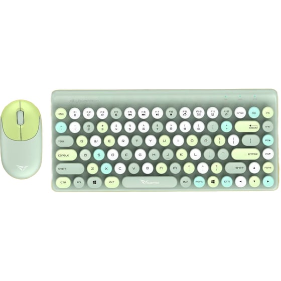 Alcatroz Jellybean A3000 Crayon Ασύρματο Σετ Πληκτρολόγιο & Ποντίκι Green (US) image 0