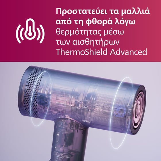 Σεσουάρ Μαλλιών PHILIPS 8000 BHD839/10 Μπλε image 5