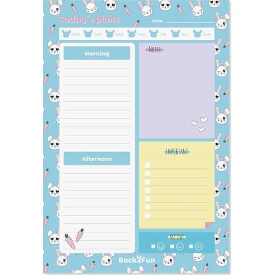 Εβδομαδιαίο English Planner Miquelrius Back2Fun Today's Plans 60Φ image 4