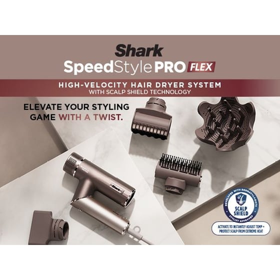 Σεσουάρ Μαλλιών SHARK HD542EU SpeedStyle PRO FLEX 1700 W Καφέ image 18