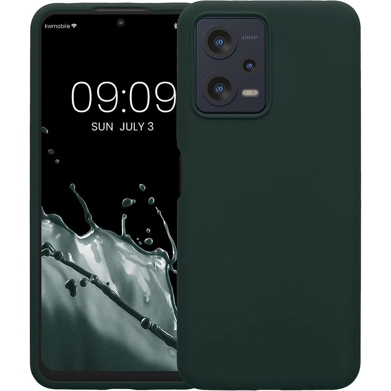 KWMOBILE Θήκη Xiaomi Redmi Note 12 5G/Poco X5 - KWmobile Soft Flexible Rubber Cover - Moss Green