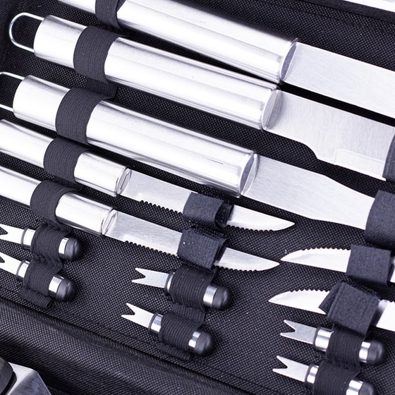 BORMANN BBQ1015 18 τμχ Inox Σετ Εργαλείων Ψησίματος image 4
