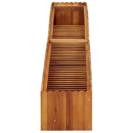 Vidaxl Ζαρντινιέρα Κήπου 200 X 30 X 25 Εκ. Από Μασίφ Ξύλο Ακακίας image 3