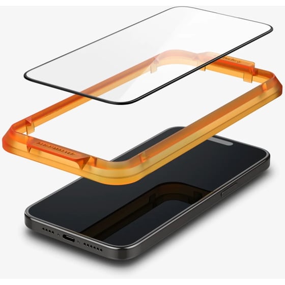 Προστατευτικό Οθόνης Apple iPhone 15 Pro - Spigen Alignmaster Full Cover 2τμχ image 2