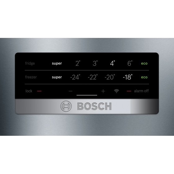 BOSCH KGN49XIEA Full No Frost 438 Lt Brushed Steel Antifinger Ψυγειοκαταψύκτης image 3
