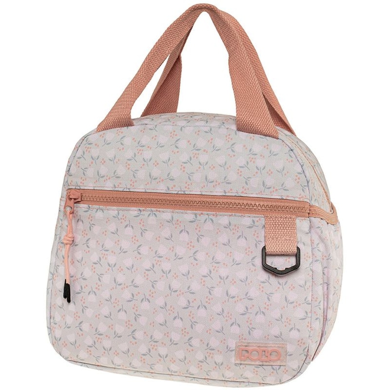 Τσαντάκι Φαγητού Polo Coolmi Flowers Pink