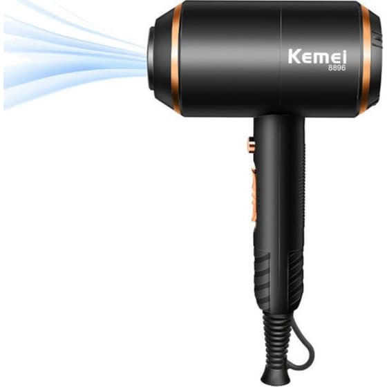 Σεσουάρ Μαλλιών KEMEI KM-8896 4000 W Μαύρο image 5