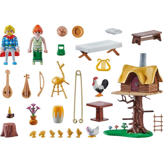 PLAYMOBIL® Asterix : Δεντρόσπιτο του Κακοφωνίξ (71016) image 1