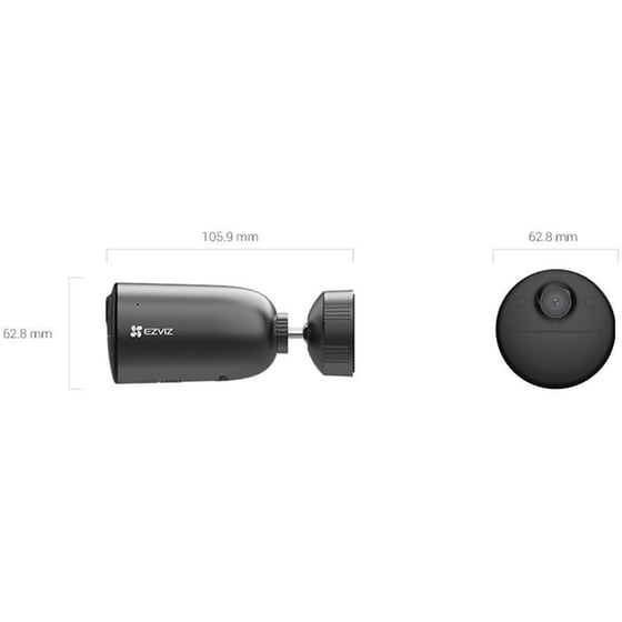 Ασύρματη IP Camera Ezviz EB3 2K KIT Dome με WiFi & Ηλιακό Πάνελ image 9