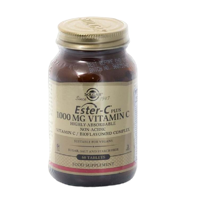 Solgar Ester-C Plus Vitamin C 1000mg - 60 ταμπλέτες