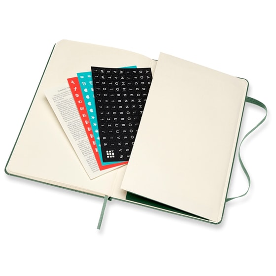 Ημερολόγιο 2021 Moleskine 12Μ Εβδομαδιαίο Large Myrtle Green Hard image 3