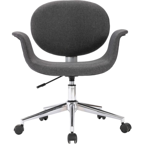 Καρέκλα Γραφείου VidaXL Υφασμάτινη - Σκούρο Γκρι image 1