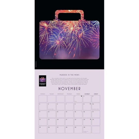Agatha Christie Poirot Calendar 2024 image 1