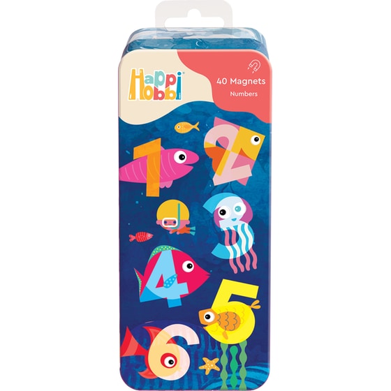 HappiHobbi Magnet Tin Γράμματα & Αριθμοί Εκπαιδευτικοί Χάρτινοι Μαγνήτες 1 Τμχ - Τυχαία Επιλογή Σχεδίου image 2