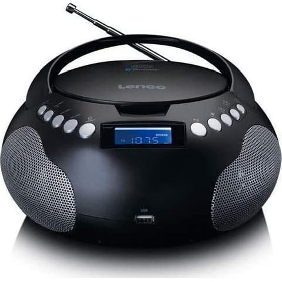 Hi‑Fi CD Player Lenco SCD‑331BK με CD/Radio – Μαύρο/Μπλε image 0