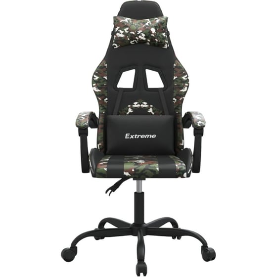 Καρέκλα Gaming VIDAXL 349602 από Τεχνητό Δέρμα - Μαύρο image 2
