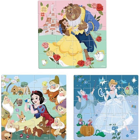Σετ Παζλ Luna Toys Μαγνητικό Princess (σετ 3x20 Τμχ) image 0