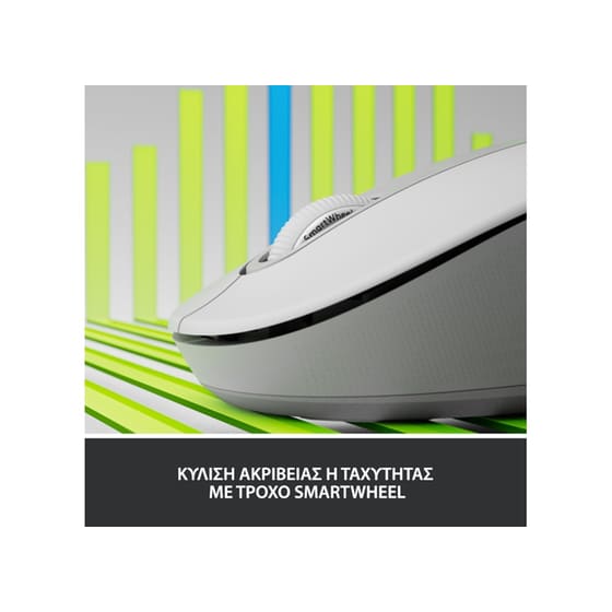 Logitech Signature M650 Large Ασύρματο Bluetooth Ποντίκι Off-white image 1