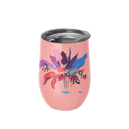 Κούπα Θερμός Chic Mic Bloom Bioloco από Ανοξείδωτο Ατσάλι 420ml - Ροζ