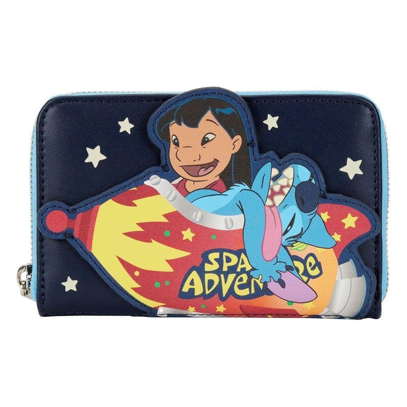 LOUNGEFLY Πορτοφόλι Loungefly - Disney: Lilo And Stitch Space Adventure (glow In The Dark)