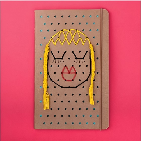 Σημειωματάριο Ooly Stitch & Sketch Πράσινο Medium (1 Τεμάχιο) image 2