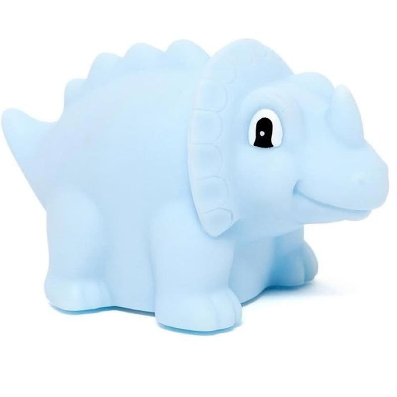 PETIT MONKEY Παιδικό Φωτάκι Νυκτός Led Petit Monkey Dino Triceratops PTM-NL-DTB - Γαλάζιο