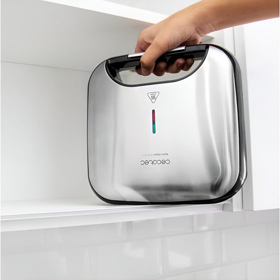 CECOTEC Rock´n Toast Fifty-Fifty CEC-03050 750W Inox Τοστιέρα image 2