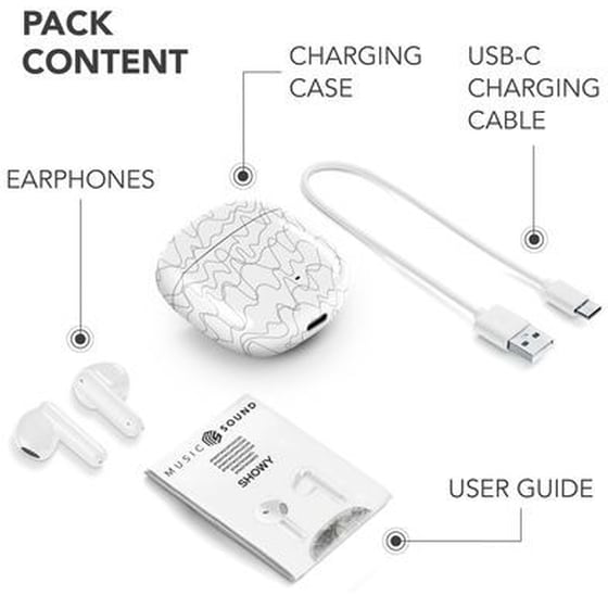 Ακουστικά bluetooth Music Sound Fancy - Πολύχρωμο image 3