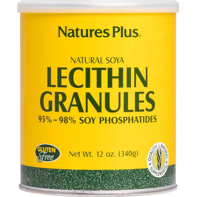 Λιποδιαλύτης Natures Plus Lecithin Granules - 340gr φωτογραφία