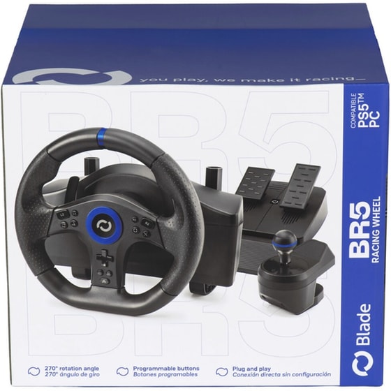 BLADE BL7002 PS5 Τιμονιέρα με Πετάλια & Μοχλό Ταχυτήτων image 0