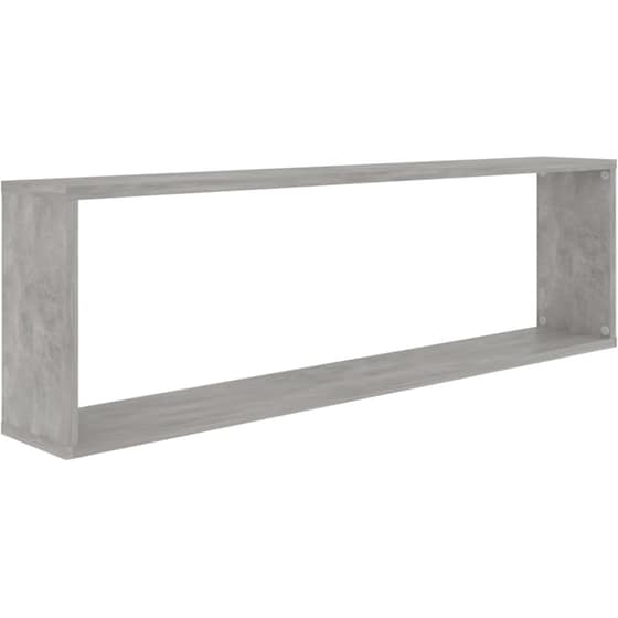 Ράφια Τοίχου VidaXL από Μοριοσανίδα 100x15x30 cm 4 Τμχ  - Γκρι image 2